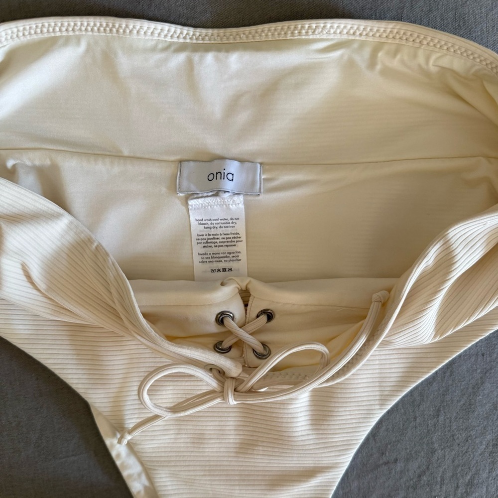 Onia Dalia Rib Top & Bottom 2 Piece Bikini~Like New - Picture 10 of 15